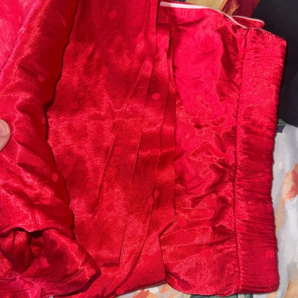 Victoria's Secret Red Satin Pajama Pants - Picture 6 of 7